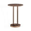 Table d'appoint ronde avec piédestal ouvert unique