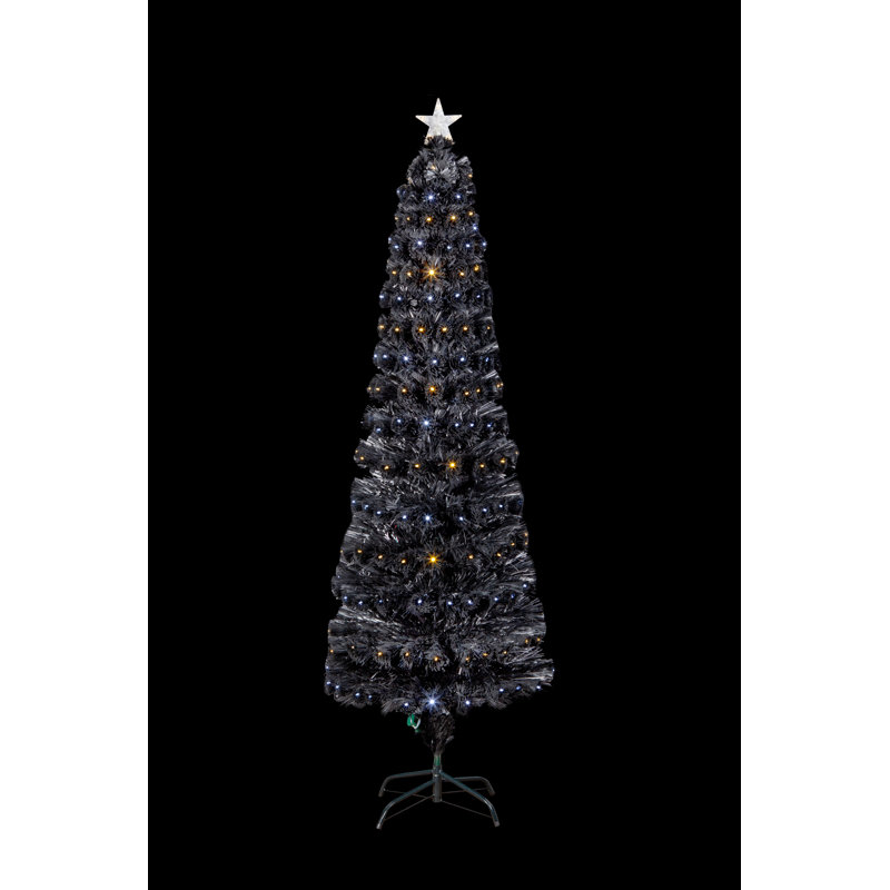 Lighted Artificial Christmas Tree, 7' H