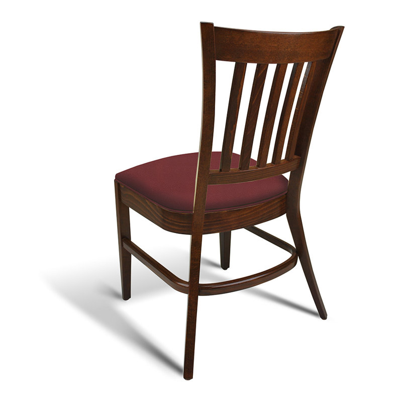CC110 Side Chair, Burgundy