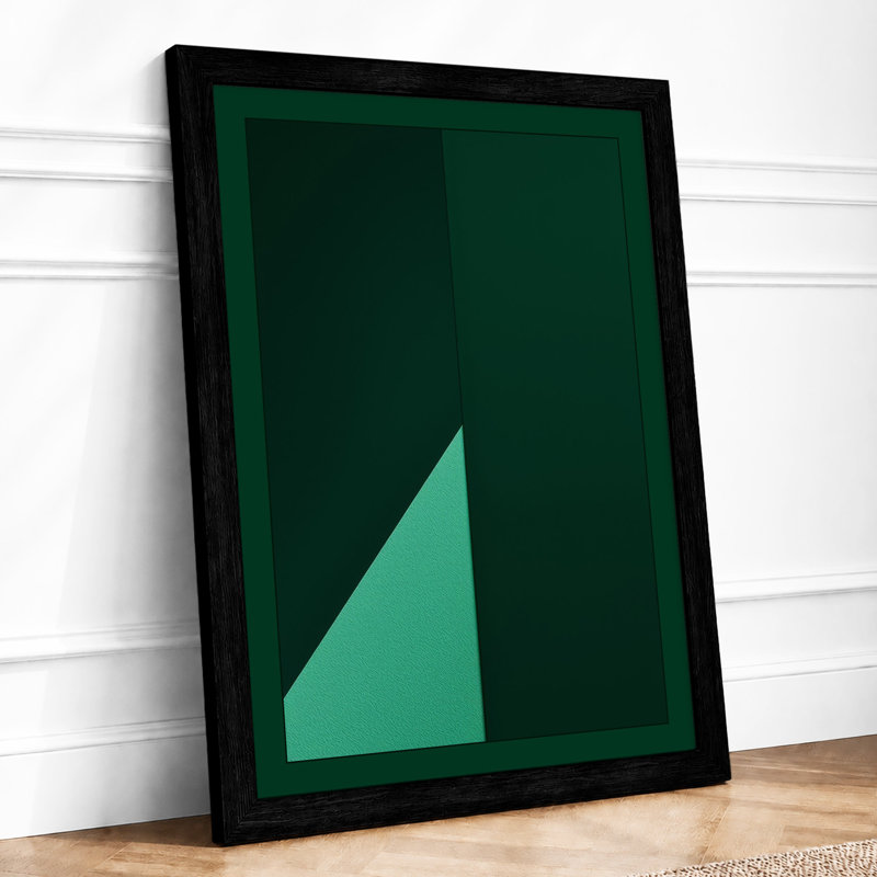 Geometric Balance Minimalist - Print, A2 - 59.4 x 42.0 cm, Black