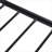 Queen Size Classic Black Metal Platform Bed, Modern Style for Bedroom Use, With Under-Bed Storage, No Box Spring Needed