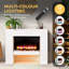 Tyson Castleton Fires & Fireplaces 100cm W White Electric Fireplace with 6824.28 BTU