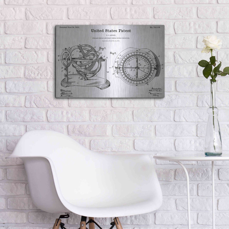«Stellar Compass Blueprint Brevet W» par Luxe