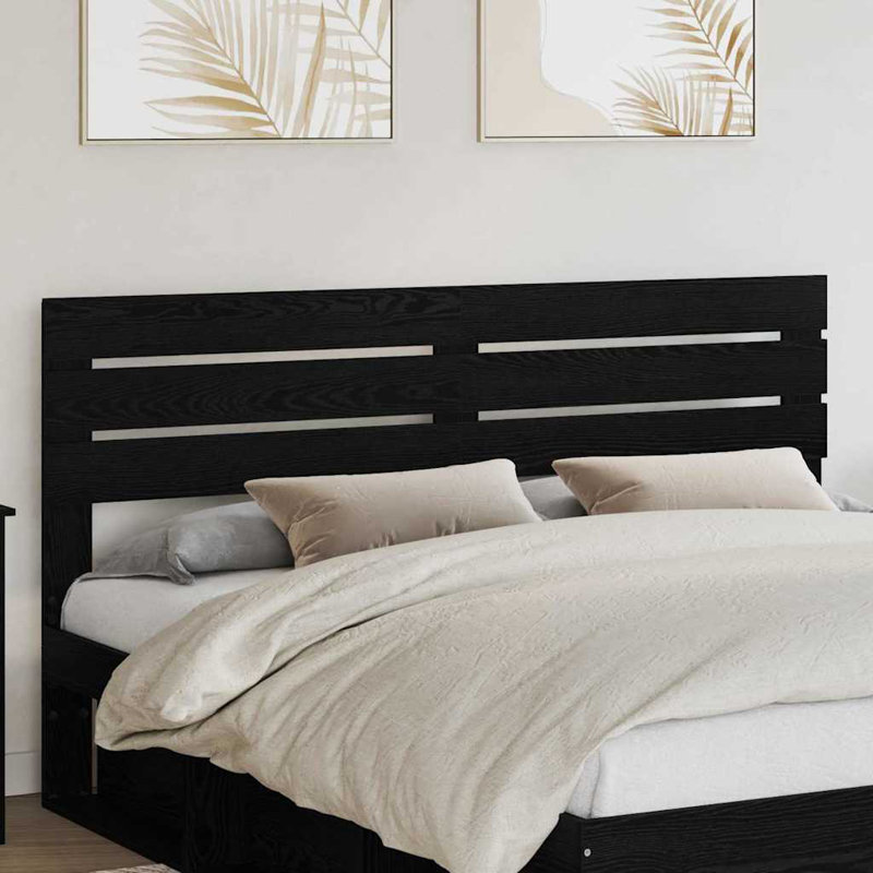 Headboard, King, Black Oak