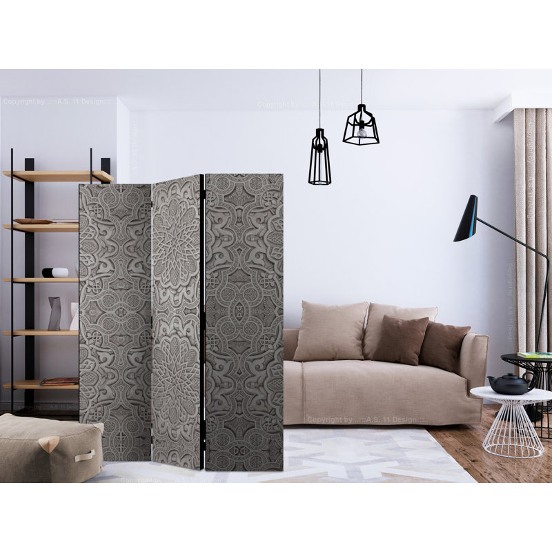 Garver 172cm H Folding Room Divider, 3