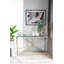 Cherita 120cm Glass Top Console Table