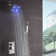 LED Soft Rain Shower Faucet System with Diverter,Single Handle Shower Faucet System with Handshower