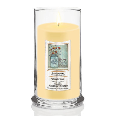 Savourez les petits plaisirs. Bougie Status en verre de 510 ml (18 oz).