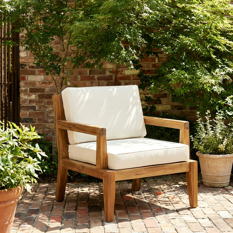 Northwich Acacia Outdoor Lounge Chair