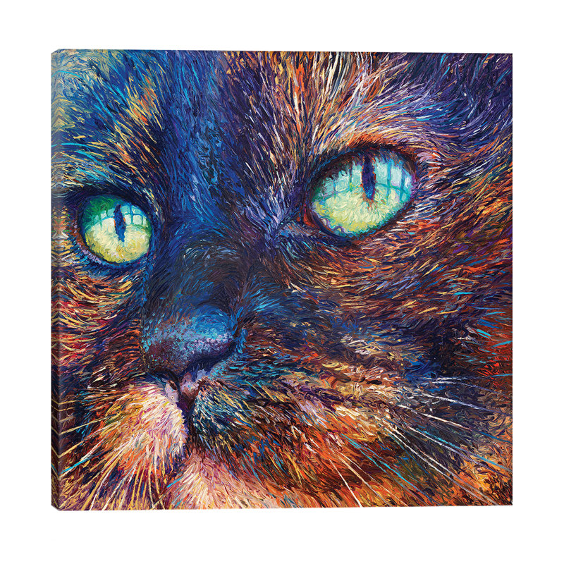 Iris Scott - Wrapped Canvas Print, 93.98 cm H x 93.98 cm W x 3.175 cm D