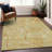 Premium Machine Washable Prisco Gold Rug-1285131968