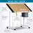 Crabtree 41'' Deluxe Craft Station, Adjustable Drafting and Hobby Table-1220886405