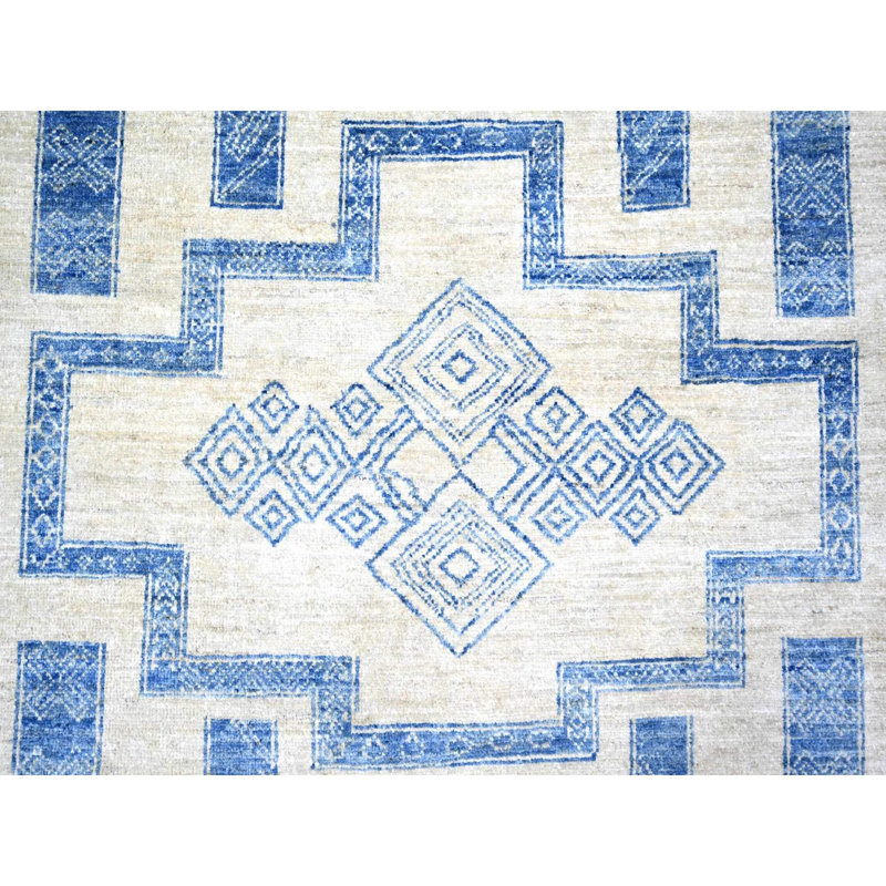Tapis unique en laine nouvel âge 8 pi x 9 pi Verree