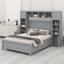 Lit plateforme double avec rangement double-1163661477