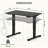 Ergonomic Home Office Height Adjustable Standing Desk Whole-Piece Desktop with Hooks-2078301873-2078301885