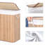 Wood Laundry Hamper with Handles