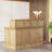 Crystle Rectangle Manufactured Wood Reception Desk-2076066367