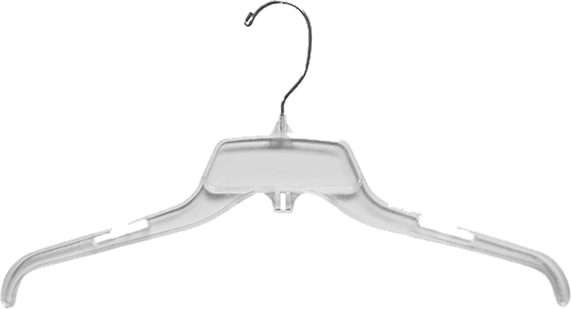 Rebrilliant Quality Metal Hangers, 100-Pack, Swivel Hook