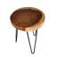 Table de bout à trois pieds en bois massif Aukeem-773504349