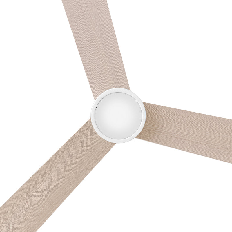 Ventilateur intelligent DEL Hinkley, Blanc mat, Blanc mat