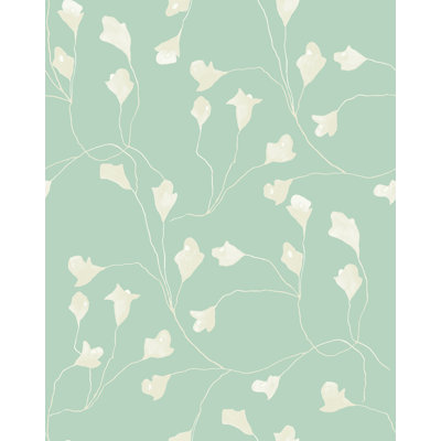 Susan Hable Floral Wallpaper Double Roll