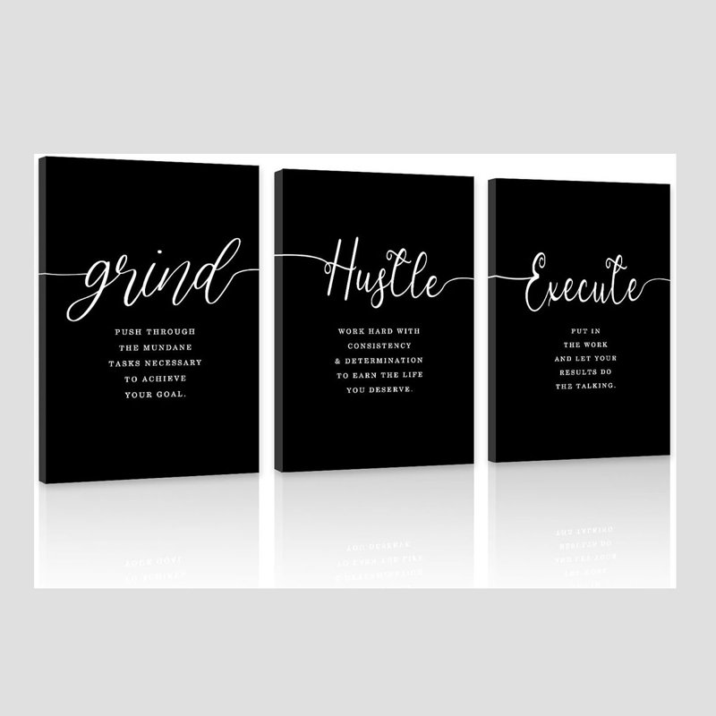 3 Piece Wrapped Canvas Print, 60 cm H x 120 cm W