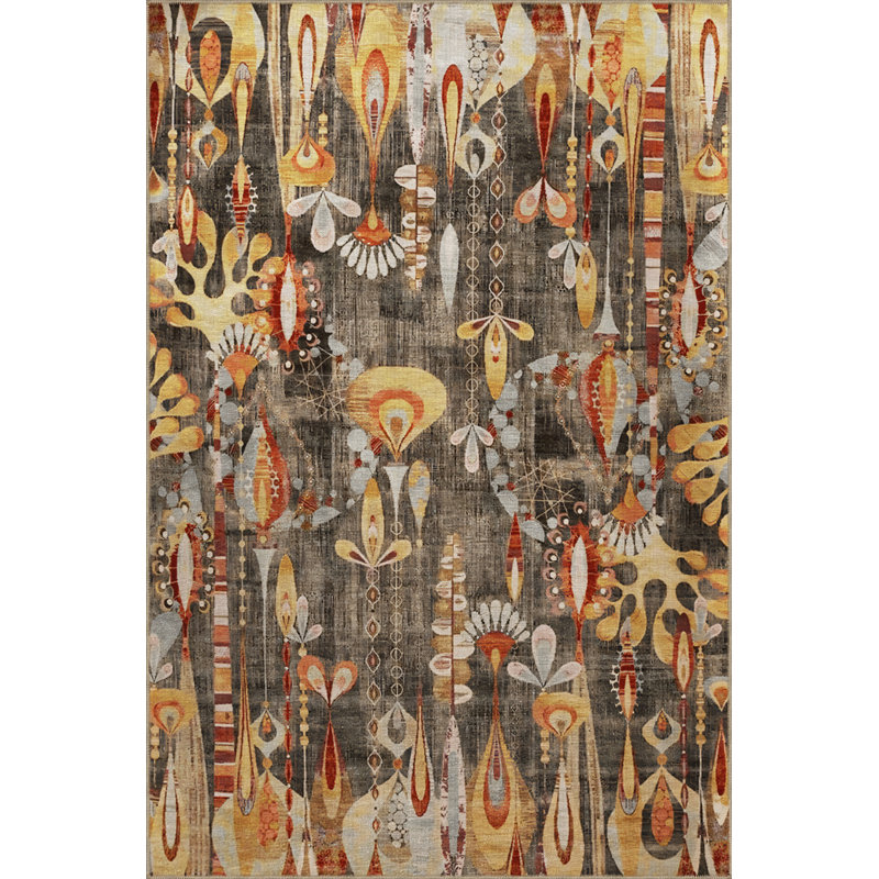 Tapis rectangulaire Wita, Tapis de couloir 3 pi 4 po x 8 pi 3 po