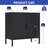 Modern Versatile Steel Storage Cabinet with Adjustable Shelves