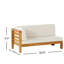 Ensemble de conversation modulaire en bois avec coussins Oana-516940801