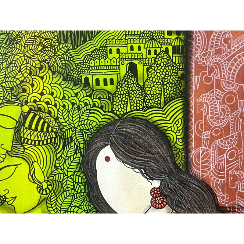 Shraddha Smaran | Painting By Mrinal Dutt | Wall Décor