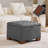 23.2’’ Wide Upholstered Tufted Square Storage Ottoman-955988048