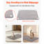 Tapis de litière à double couche 30 x 24 po, antidérapant, imperméable et facile à ranger