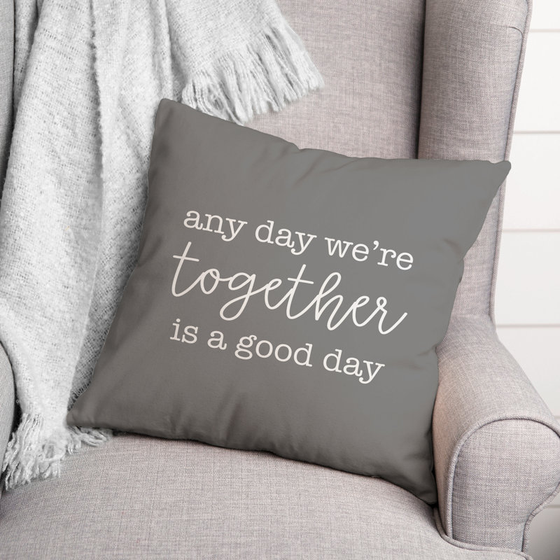 Coussin décoratif intérieur / extérieur en polyester , H 18 po x l 18 po, Gris