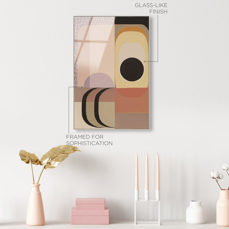 Moon Phase Deco Print by Oliver Gal, 21"H x 31"W, Silver Floater Frame