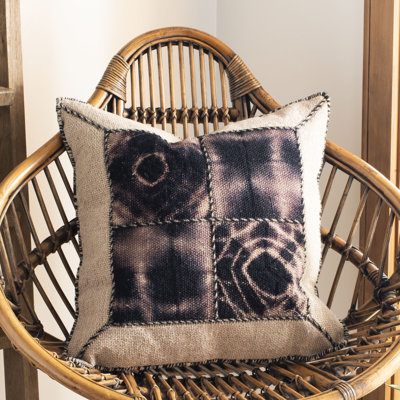 Dip Dye Feather Throw Pillow