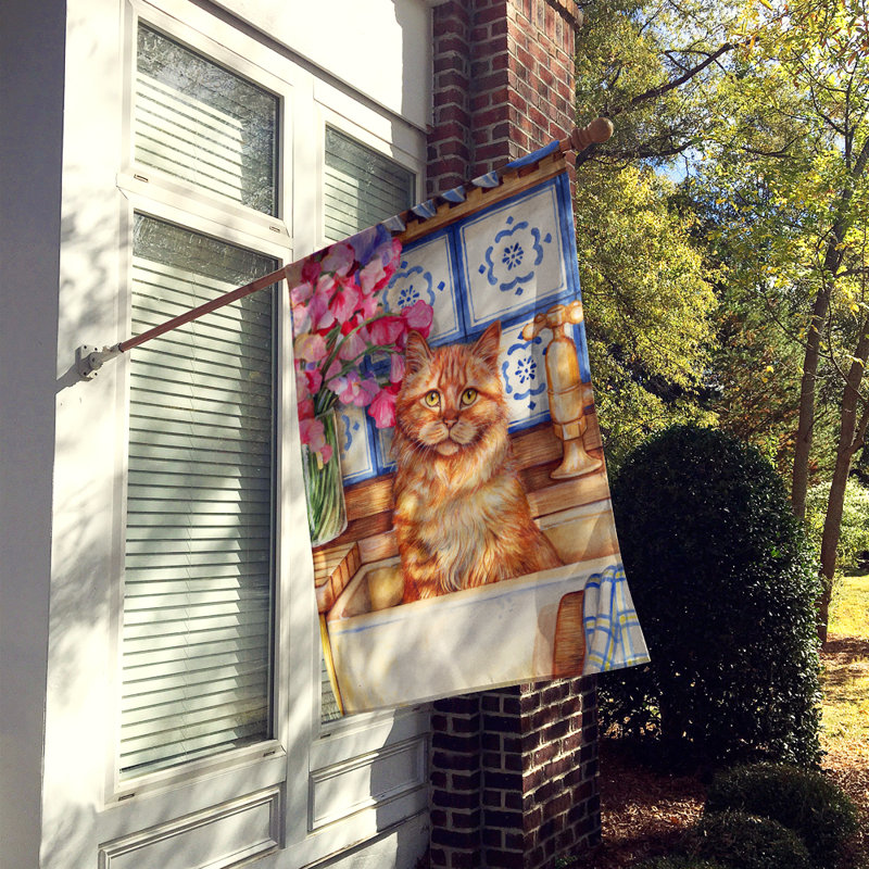 Double Sided Polyester Animal Garden Flag, 28" H x 40" W