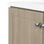 Meuble-lavabo double 60,50 po avec 2 armoires, 2 tiroirs et plateau en marbre de culture Emlyn-905697052