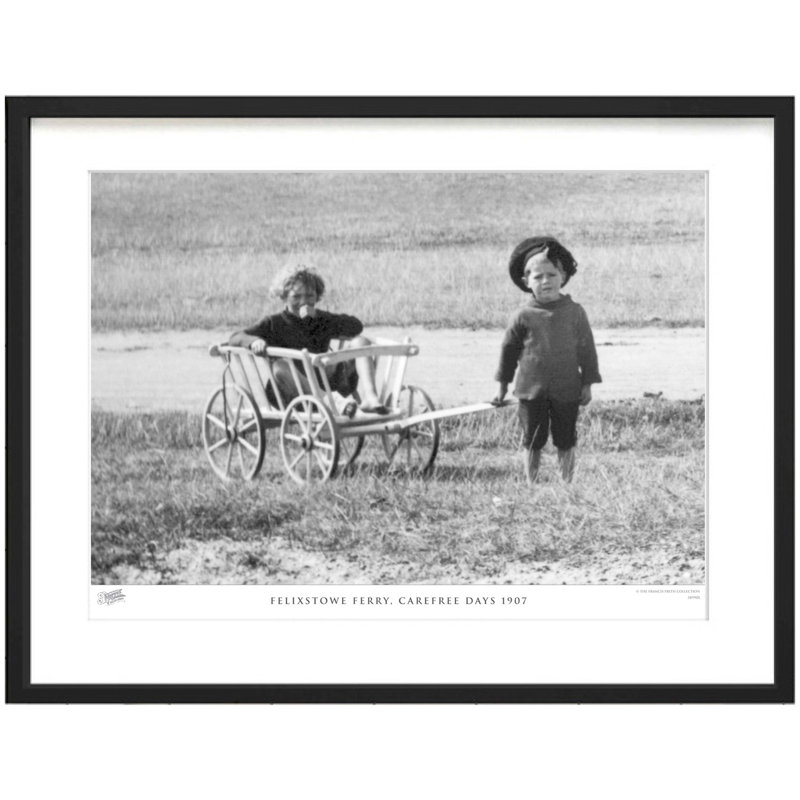 Felixstowe Ferry, Carefree Days 1907 by Francis Frith - Single Picture Frame Print, 60cm H x 80cm W  x 2.3cm D