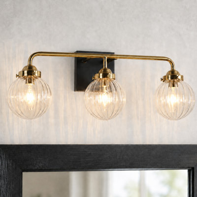 Éclairage pour meuble-lavabo à 3 lumières Yedidal