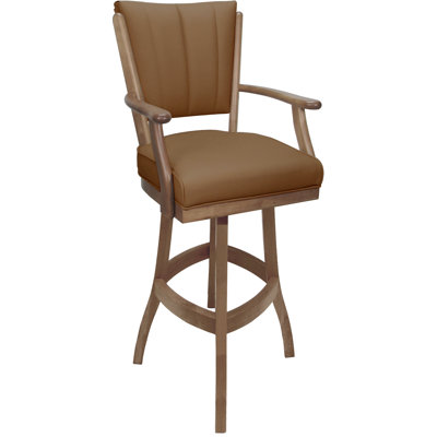 Bellamy Swivel Wood Stool