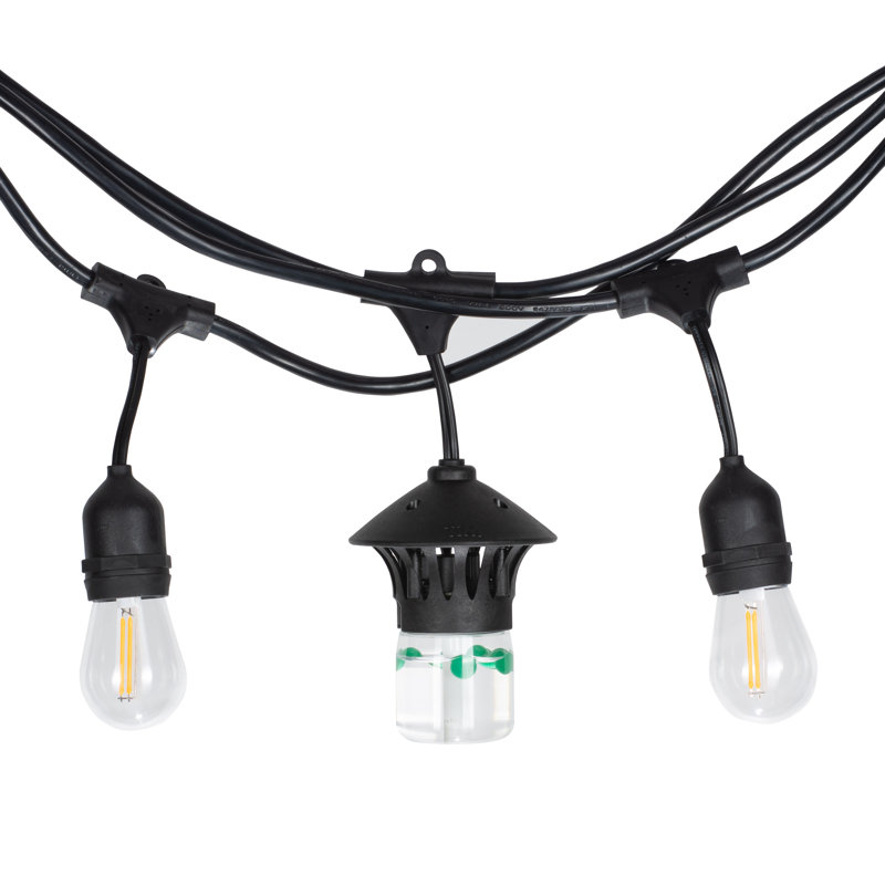 TIKI Brand 36 feet BiteFighter Mosquito Repellent LED String Lights