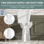 Elongated Two piece Toilet With Extra Tall Bowl, Powerful 1.28GPF Single Flush, Toilets For Seniors & Disabled