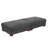 Maelina Upholstered Gray Square Corduroy Ottoman with Solid Wood Legs, Ottoman Modular Part For Sectional Sofa-714554407