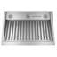 GE Appliances 30" Stainless Steel 610 CFM Convertible Insert Wi-Fi Enabled Range Hood with Baffle Filter