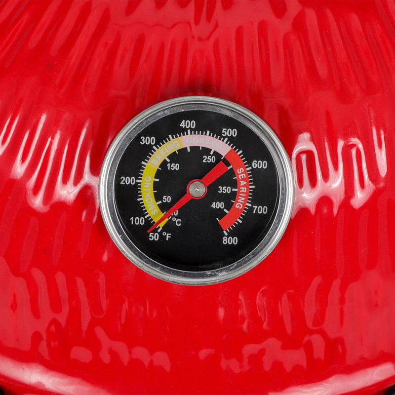 Barbecue au charbon 12,6 W Vinsunny, Rouge