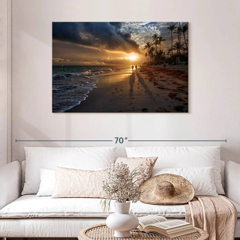 Paysage dominicain Gillard, H 30 po x l 45 po