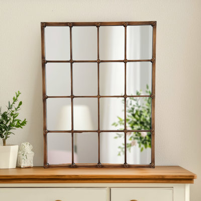 Soho Window Pane Mirror, 36 Inches