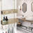 Over The Door Hooks Organizer,Coat Rack With 10 Hooks And 2 Mesh Baskets,Back Of Door Storage Organizer For Bathroom,Bedroom,Kitchen,Office(Golden)