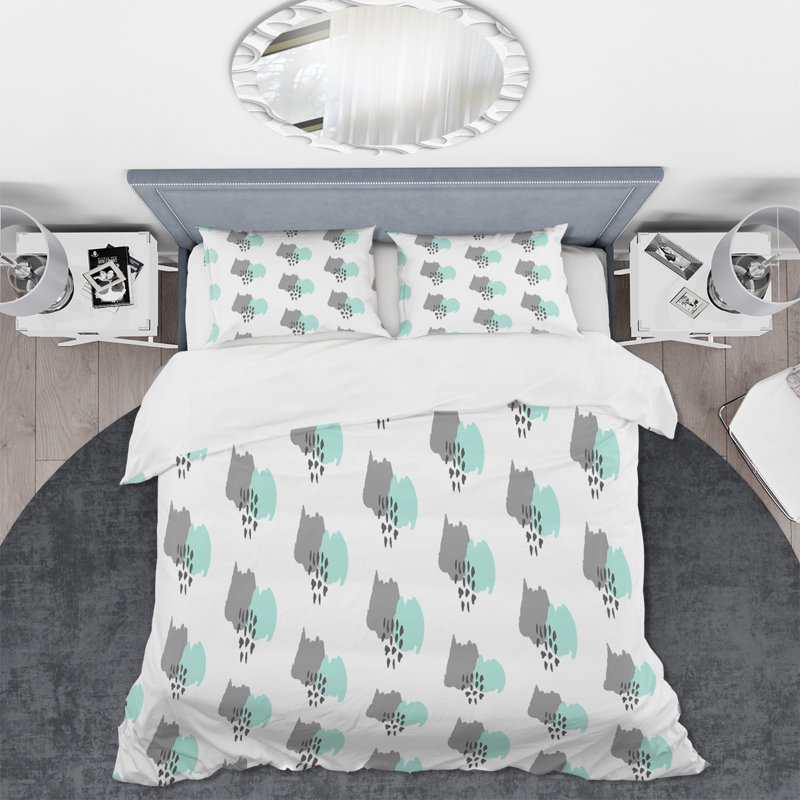 Polyester No Patchwork Duvet Cover, King Duvet Cover + 2 King Shams