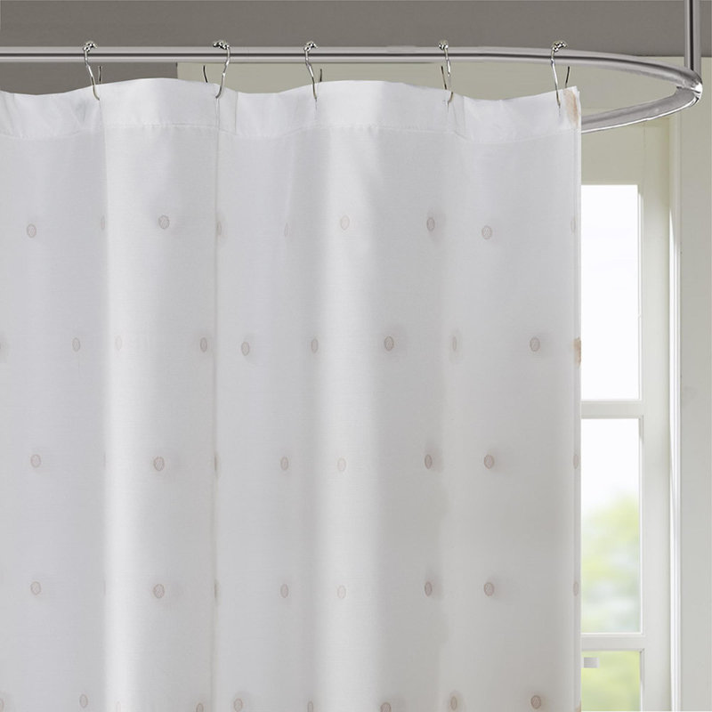Rideau de douche Pom Pom, Rosé